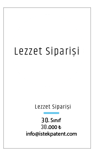 lezzet siparişi